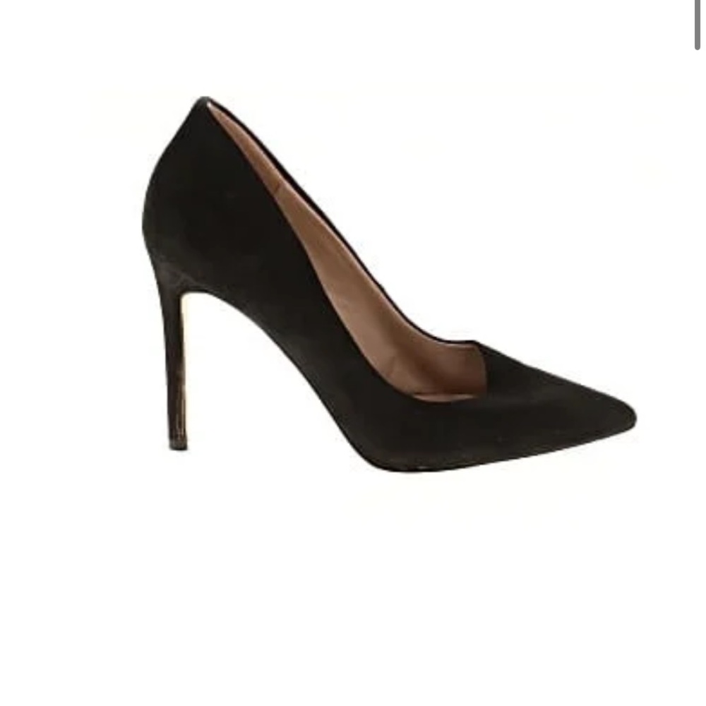 MIX NO.6 - Matte Black Stiletto 4inch Pumps - US size 7